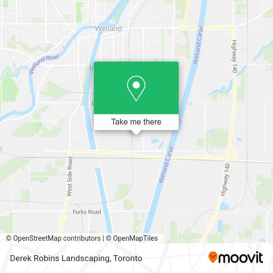 Derek Robins Landscaping map