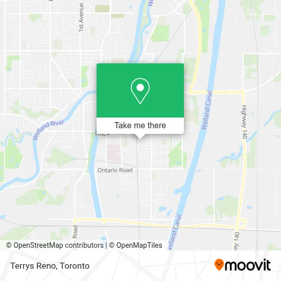 Terrys Reno map