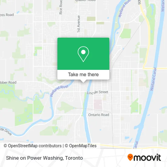 Shine on Power Washing map