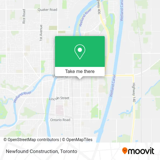 Newfound Construction map