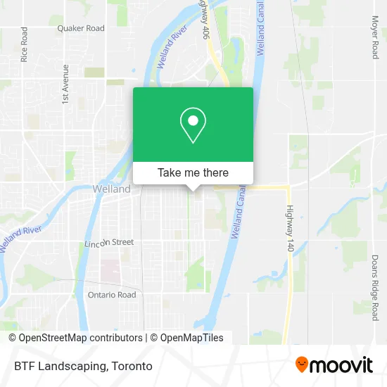 BTF Landscaping map
