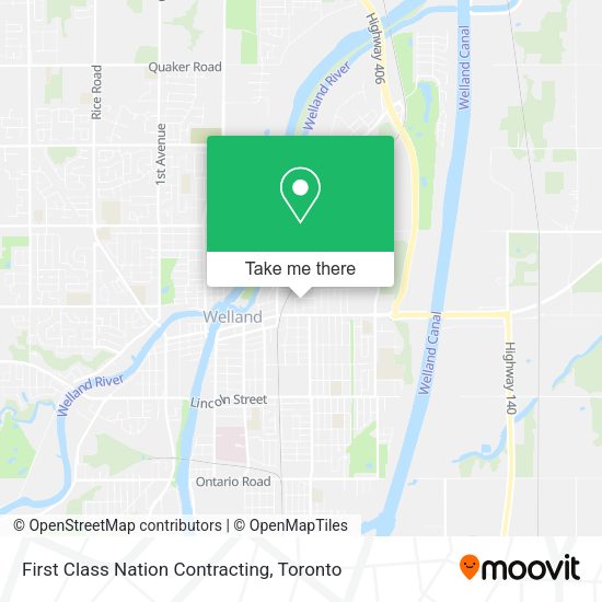 First Class Nation Contracting map