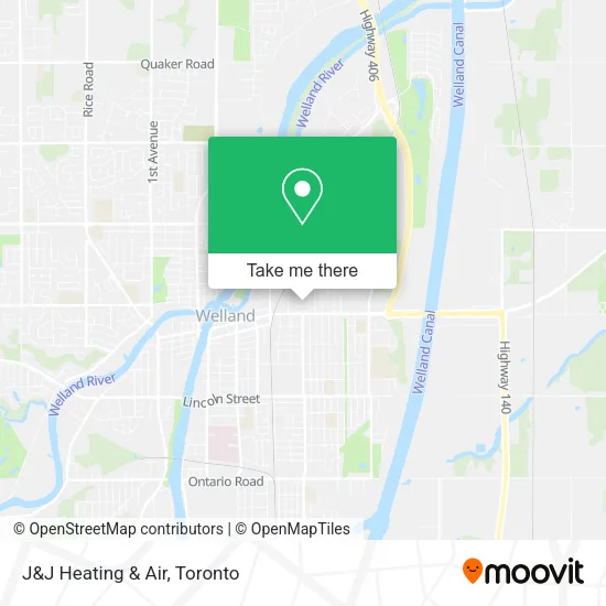 J&J Heating & Air map