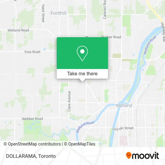 DOLLARAMA map