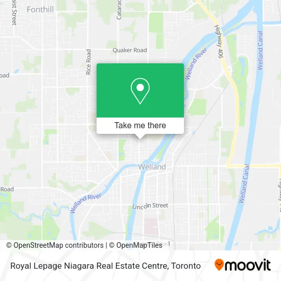 Royal Lepage Niagara Real Estate Centre map
