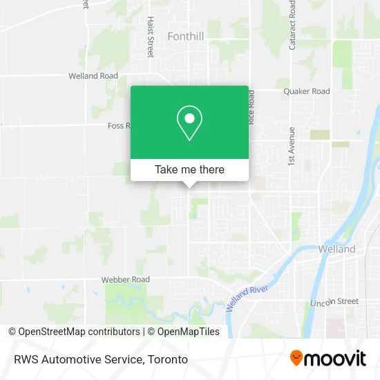 RWS Automotive Service map