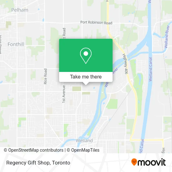 Regency Gift Shop map
