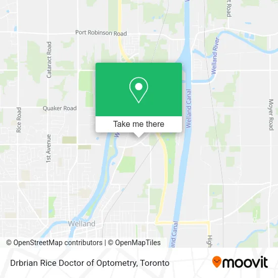 Drbrian Rice Doctor of Optometry map