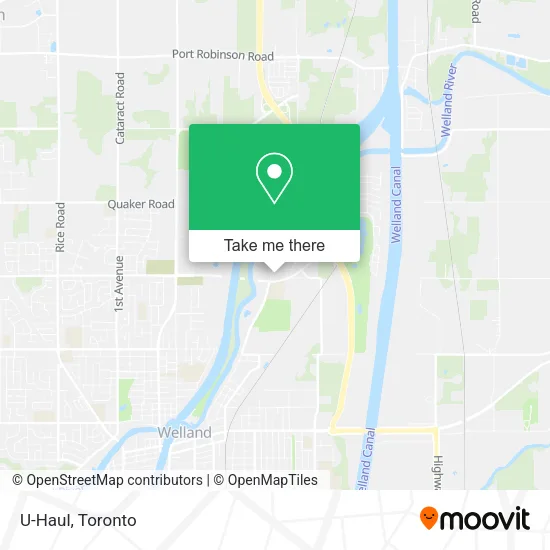 U-Haul map