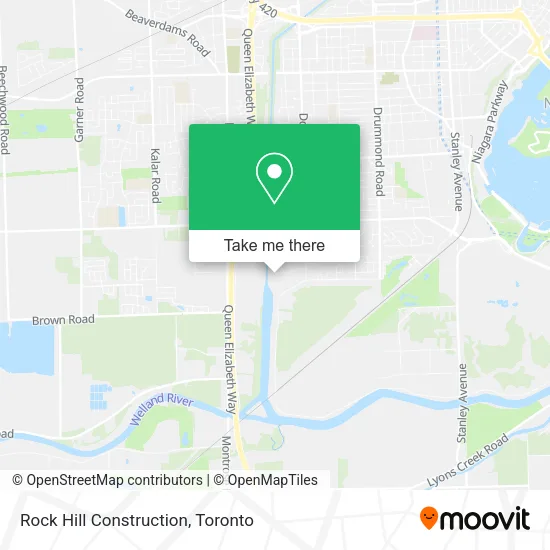 Rock Hill Construction map