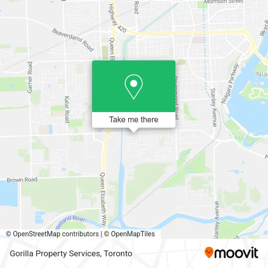 Gorilla Property Services map