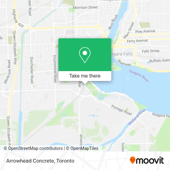 Arrowhead Concrete map