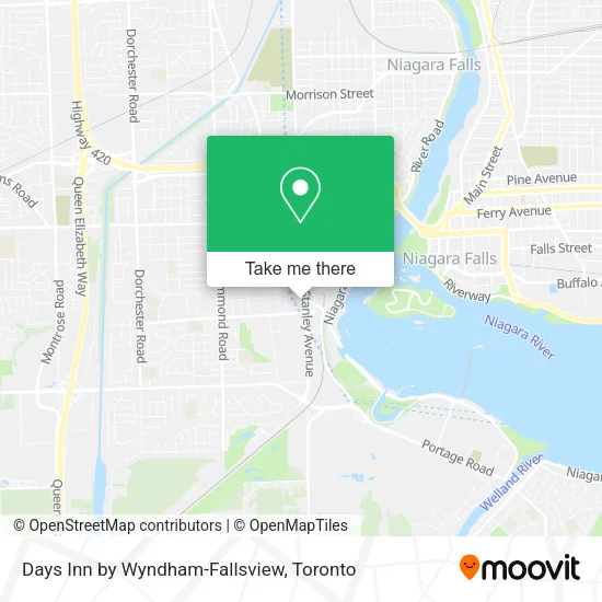 Days Inn by Wyndham-Fallsview map