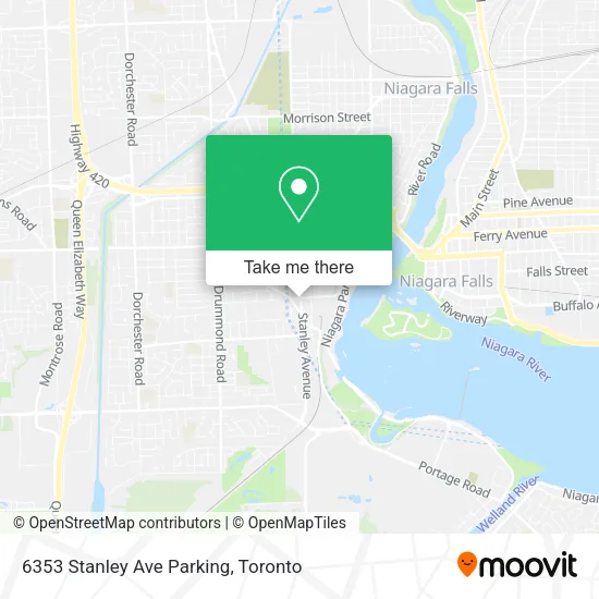 6353 Stanley Ave Parking map