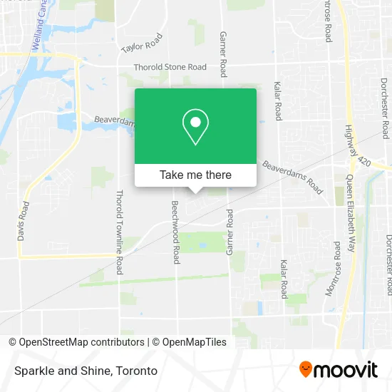 Sparkle and Shine map