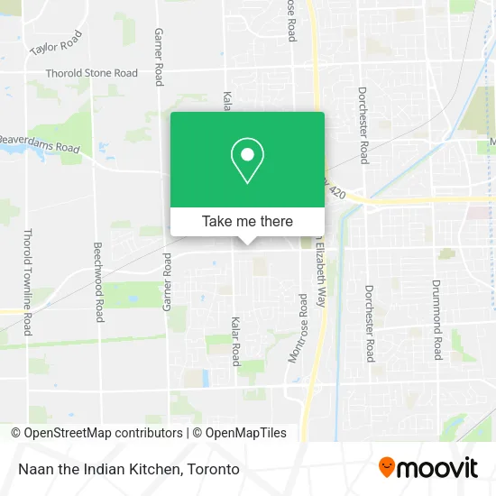 Naan the Indian Kitchen map