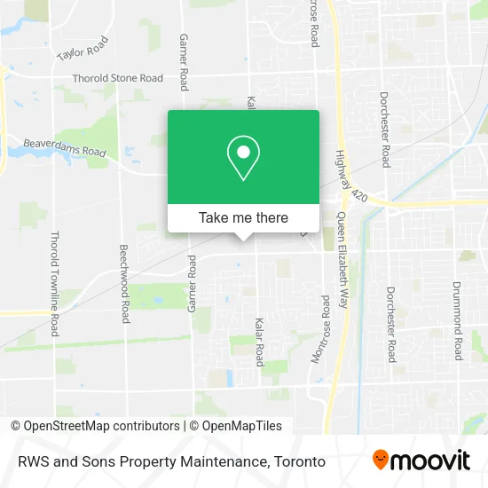 RWS and Sons Property Maintenance map