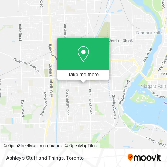 Ashley's Stuff and Things map