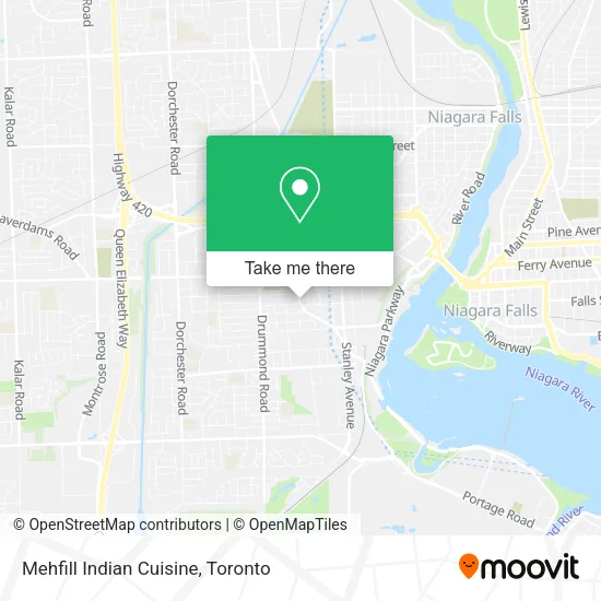 Mehfill Indian Cuisine map