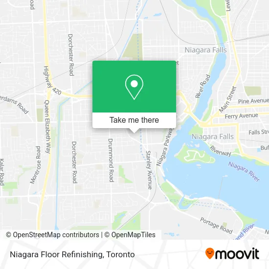 Niagara Floor Refinishing map