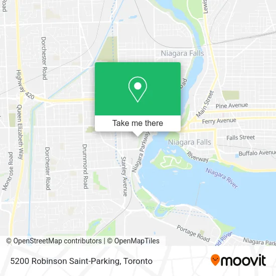 5200 Robinson Saint-Parking map