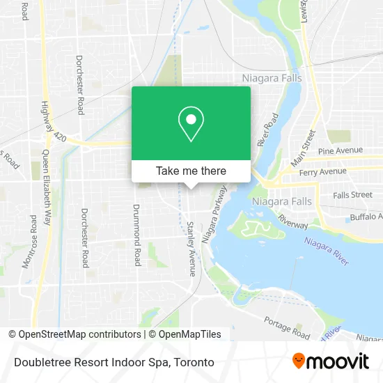 Doubletree Resort Indoor Spa map