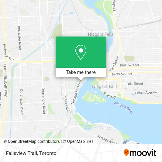 Fallsview Trail map