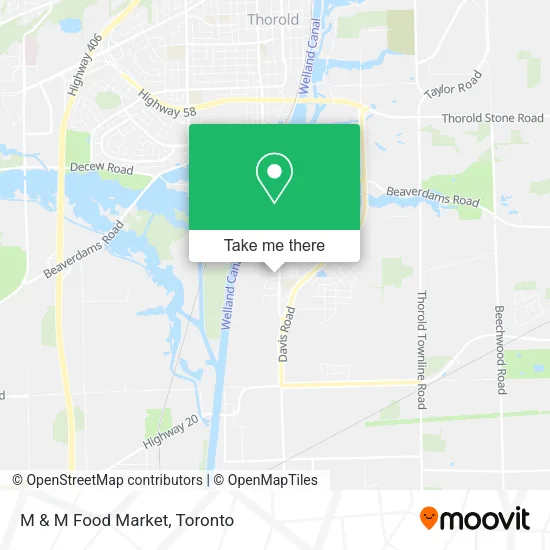 M & M Food Market map