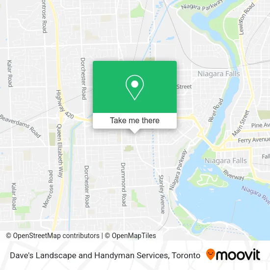 Dave's Landscape and Handyman Services map