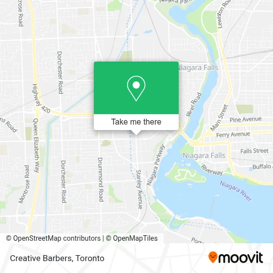 Creative Barbers map