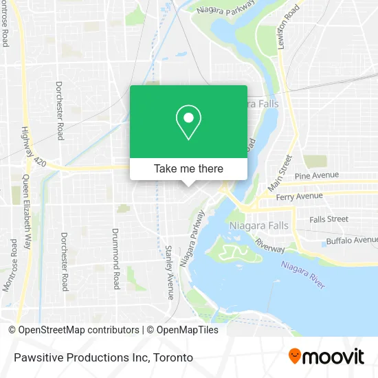 Pawsitive Productions Inc map