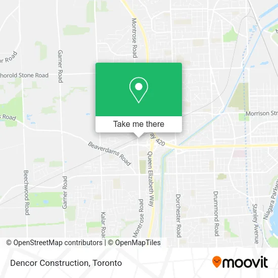 Dencor Construction map