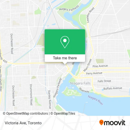 Victoria Ave map