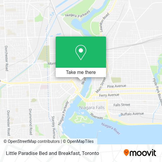 Little Paradise Bed and Breakfast map