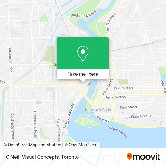 O'Neill Visual Concepts map