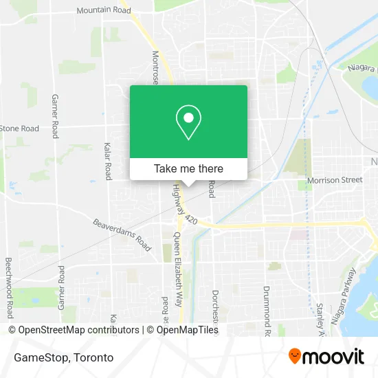 GameStop map