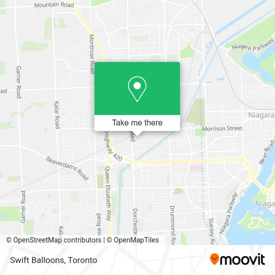 Swift Balloons map