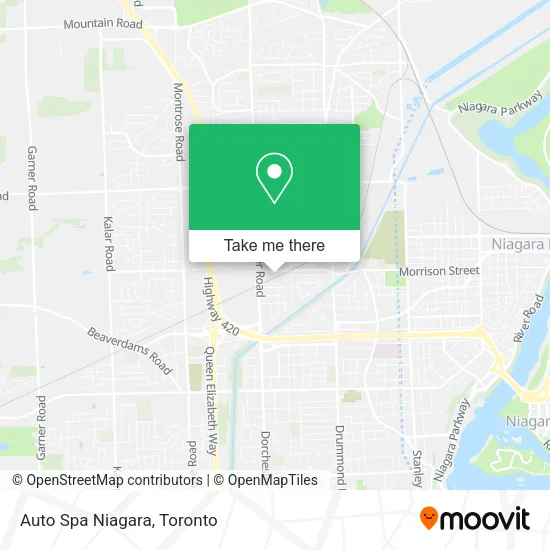 Auto Spa Niagara map