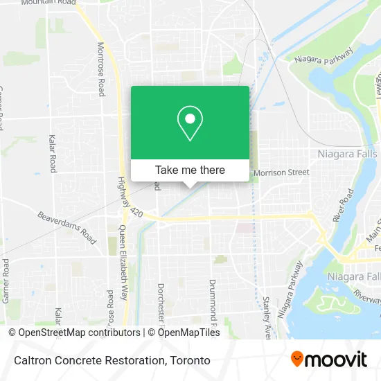 Caltron Concrete Restoration map