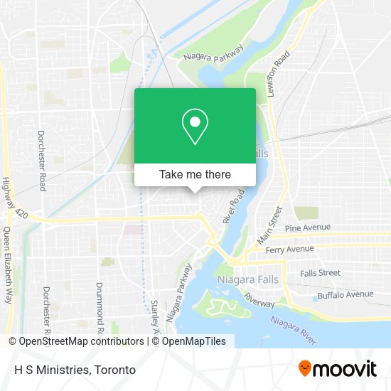 H S Ministries map