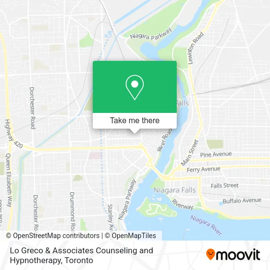 Lo Greco & Associates Counseling and Hypnotherapy map