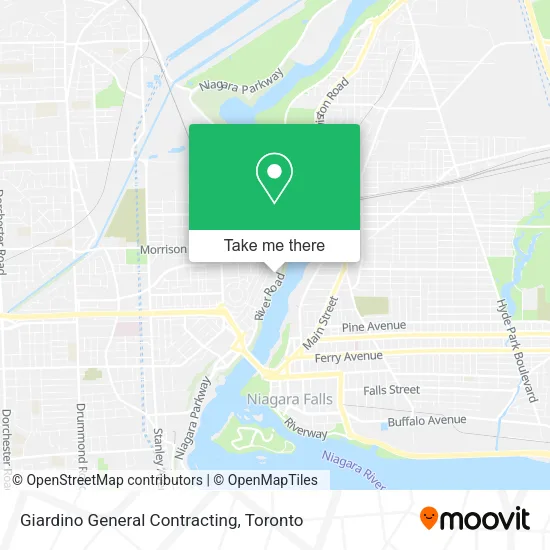 Giardino General Contracting map
