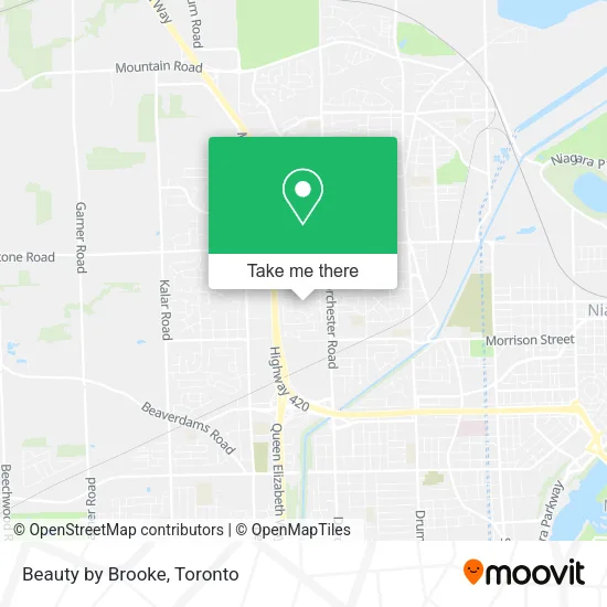 Beauty by Brooke map