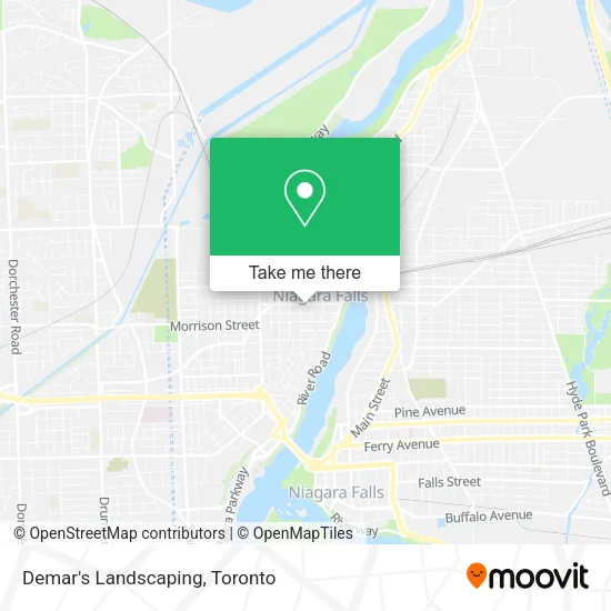 Demar's Landscaping map