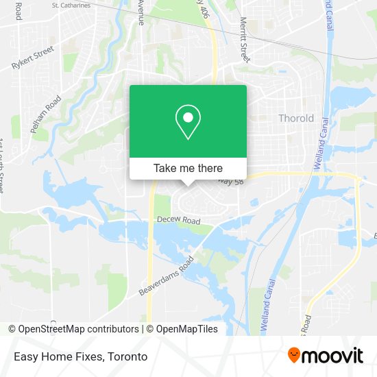 Easy Home Fixes map