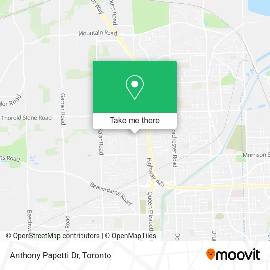Anthony Papetti Dr map