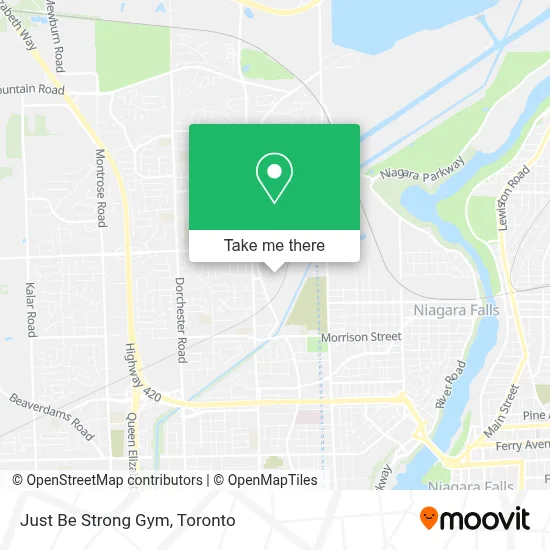 Just Be Strong Gym map