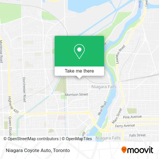 Niagara Coyote Auto map