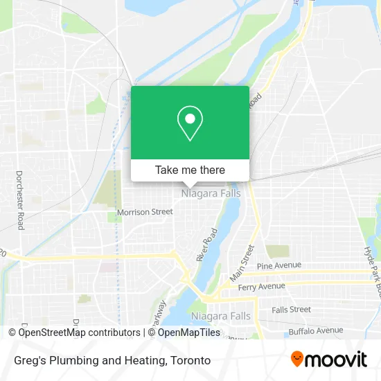 Greg's Plumbing and Heating map