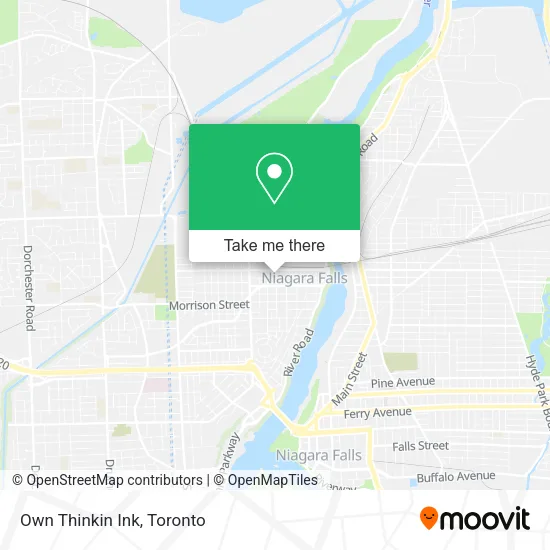 Own Thinkin Ink map